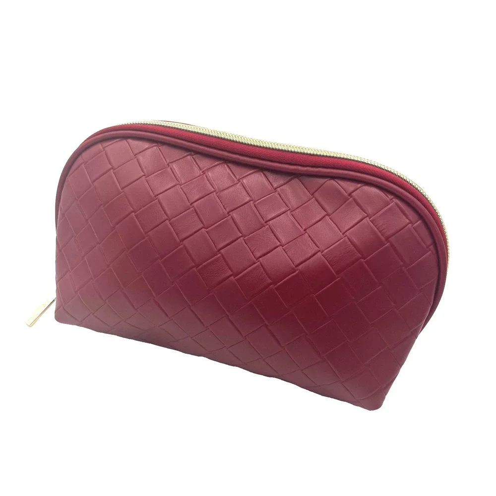 Lancome Red Cosmetic Makeup Bag Rectangle 7.5